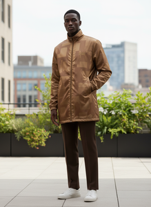 Veste coupe-vent unisexe pour homme, imperméable, coupe-vent, respirante, écologique, en tissu à mémoire de forme, patchwork, séchage rapide, streetwear - Product Image 5