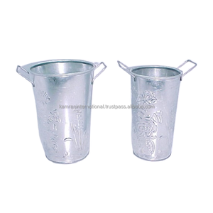 Ecológico hecho a mano comida segura sin BPA con jarra de agua de metal decorativa juego de dos piezas para beber diariamente - Product Image 6