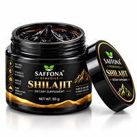 Résine de Shilajit Saffona 50g, résine minérale naturelle de l'Himalaya, complément alimentaire botanique traditionnel