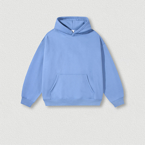 Custom Men's Heavy Weight Hip Hop Solid Color Oversize Fashion Hoodies Loose Fit Thick Heavy <b>Plain</b> Design Premium <b>Hoodie</b> 2026 - Product Image 3