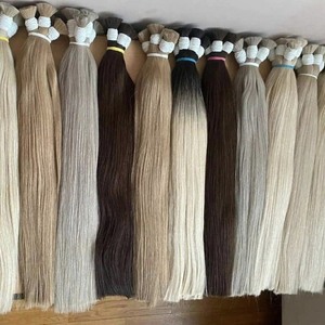 Fábrica al por mayor 10A Grado 100% Virgen Remy Color de cabello natural Extensiones de cabello humano vietnamita Cabello liso a granel para trenzar - Product Image 1