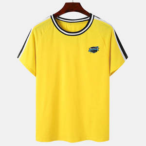 เสื้อยืดแฟชั่นล่าสุด ดีไซน์ใหม่ สตรีทแวร์ สกรีนโลโก้ตามสั่ง ผ้าฝ้าย 100% ทรงหลวม พิมพ์ลาย สำหรับผู้ชาย - Product Image 1