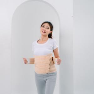 Ceinture de récupération post-partum innovante de haute qualité PT JTS avec sangles réglables, respirante, lavable, en polyester et éponge, favorise la guérison rapide - Product Image 2