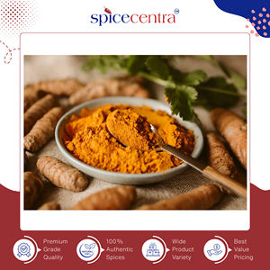 Poudre de curcuma biologique séchée pure et naturelle - Haute qualité, 2,5 % de curcumine, origine Inde, fabricant exportateur - Product Image 3