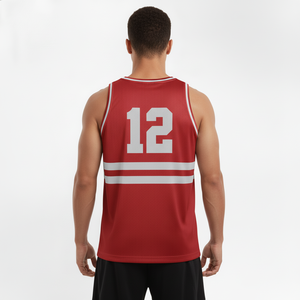Nueva Llegada: Camisetas de Baloncesto Personalizadas Antibacterianas sin Mangas, Transpirables, Impresas, que Absorben la Humedad, de Alto Rendimiento y Elegantes - Product Image 4
