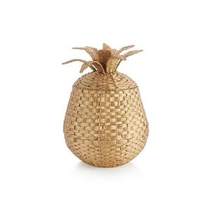 Pineapple Floor <b>Water</b> <b>Hyacinth</b> <b>Basket</b> Handmade Storage <b>Basket</b> Wholesale eco-friendly Made in Vietnam - Product Image 1