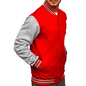 Blousons Bomber en Toile Personnalisés Grande Taille pour Hommes, Manteaux Universitaires Style Varsity à Col Montant Brodé, Hiver Vintage – Vente en Gros - Product Image 6