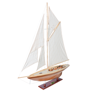 Y036 - Pen Duick, grand modèle de voilier à mât, yacht, modèle artisanal en bois, décoration nautique, cadeau de Noël, 96Lx15.5Wx102H cm - Product Image 2