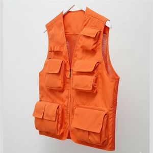 Chalecos sin Mangas Personalizados de Alta Calidad al por Mayor, Ropa Exterior Informal para Hombre con Múltiples Bolsillos, Secado Rápido y Ecológicos - Product Image 4
