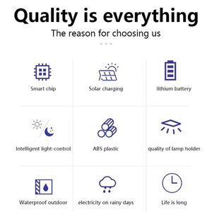 Lampada da Parete Solare Impermeabile per Esterni, Illuminazione Su e Giù per Giardino, Patio, Terrazza, Recinzione - Product Image 3