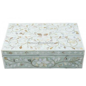 Joyero con incrustaciones de hueso hecho a mano de lujo indio hecho a mano de alta calidad, color personalizado para mujeres a bajo precio por ARTISAN CRAFT - Product Image 1