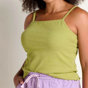 Débardeurs de course pour femmes, service OEM, en molleton écologique, couleur unie, respirants, légers, tricotés, pour la gym, le sport et l'été - Product Image 2