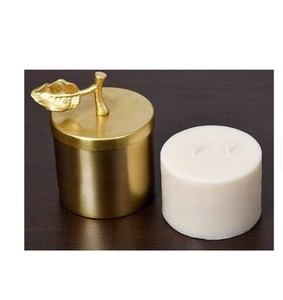 Decoración de Mesa, Portavelas Redondos de Alambre Metálico Color Dorado Hechos a Mano y Personalizados para el Hogar - Product Image 3