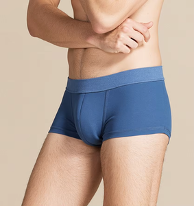 Nueva Ropa Interior de Algodón para Hombre, Corte Medio, Tejida, Ecológica, Cómoda, de Color Sólido, Transpirable y Holgada - Product Image 1