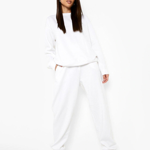Women Slim Fit Sweatsuit Custom Logo Wholesale Top Product 2026 Fashion Collection - Product Image 3