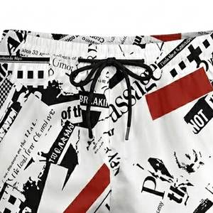 Shorts de sport pour hommes en sublimation, séchage rapide, respirants, pour la gym, la course, imprimés sur mesure, légers, pour l'été et la plage - Product Image 4