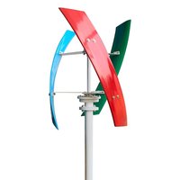 Éolienne à axe vertical 12V à faible bruit, générateur multi-pales