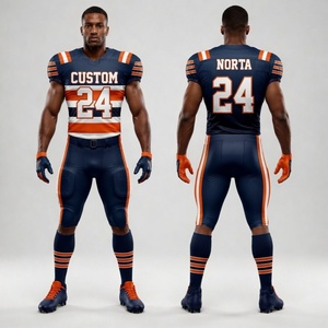 Premium Custom Sublimated American Football Uniform with Full Color Team Design and Moisture Wicking Fabric - Product Image 1