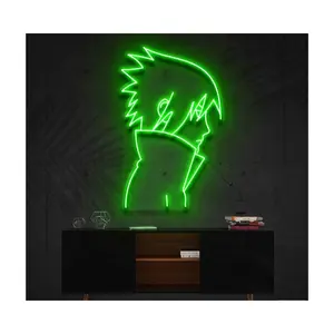 Uchiha Sasuke neon sign anime n aruto neon sign decor bedroom decor shop custom Decoration For Wall Anime