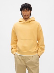 เสื้อฮู้ดดี้ผ้าฝ้าย 100% หนัก 500gsm เสื้อผ้าหนานุ่ม สวมใส่สบาย รับสกรีนลายตามสั่ง เสื้อฮู้ดดี้โอเวอร์ไซส์สำหรับผู้ชาย ปักลายเสื้อฮู้ดดี้ - Product Image 5