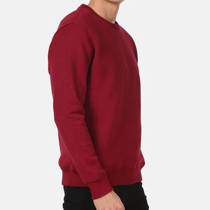Sudadera de Cuello Redondo para Hombre, 100% Algodón, Lisa, Invernal, Ecológica, Ligera, Informal, de Manga Larga - Product Image 4