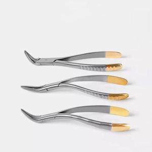 Forceps d'extraction dentaire chirurgical en acier inoxydable, pince élévatrice, extracteur de racine, instrument dentaire manuel - Product Image 1