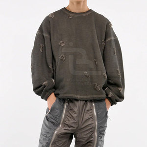 Servicio OEM, Sudaderas para Hombre de Alta Calidad, Diseño Desgastado, Venta al Por Mayor, Último Diseño, Transpirables - Product Image 6