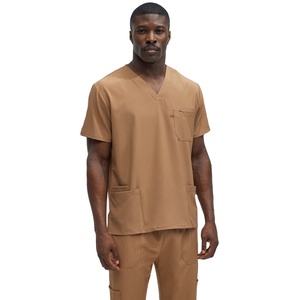 Men Hospital <b>Scrub</b> Suit Premium Cotton Soft Breathable Lightweight Durable Hospital Workwear Custom <b>Scrub</b> uniform for Men - Product Image 3