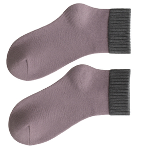 Wholesale Solid Color <b>Thick</b> Wool <b>Socks</b> <b>Winter</b> Warm Soft and Comfortable Fashion Custom <b>Socks</b> - Product Image 4