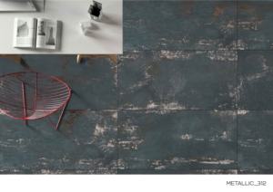 กระเบื้องพอร์ซเลนเมทัลลิก Elite ขนาด 600x1200 มม. รูปแบบขนาดใหญ่ พื้นผิวมันเงา พรีเมียม สำหรับตกแต่งผนังและพื้นภายในและภายนอกอาคาร ดีไซน์ทันสมัย รุ่น Plus Elite - Product Image 4