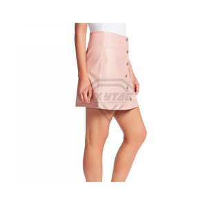 Minifalda Sexy de Cintura Alta en Cuero PU para Mujer, con Dobladillo Asimétrico, Color Sólido, Ajustada al Cuerpo, Ideal para Salir de Noche - Product Image 6