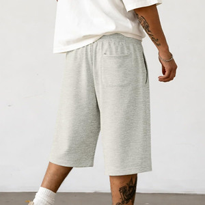 Custom 100% Cotton French Terry Baggy Blank Sweat Shorts For Men Streetwear Heavy Weight <b>Fleece</b> <b>Joggers</b> Shorts Plus Size Men - Product Image 3