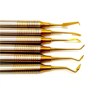 Kit de 6 instruments dentaires en acier inoxydable pour le remplissage de ciment, spatules certifiées CE pour os – Vente en gros usine - Product Image 6