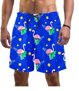 Shorts de bain mi-taille 2026 en gros avec poches, écologiques, pour la plage, longueur genou, séchage rapide, sublimés, pour la pêche - Product Image 2