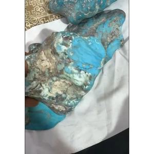 ราคาขายส่ง หินเทอร์ควอยซ์อิหร่านธรรมชาติแกะสลัก หินบำบัด หินเสริมดวง หินฟงชุ่ย สำหรับทำเครื่องประดับแฟชั่น - Product Image 1