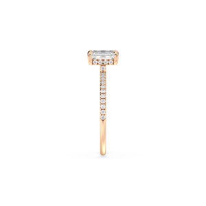 Bague en diamant de laboratoire HPHT CVD taille émeraude 1,18 carat REYES, or massif 14 carats, classique, pour mariage, fiançailles, cadeau, bijoux, vente chaude - Product Image 4