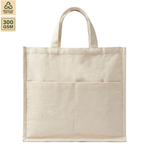 <b>10</b> Ounce Cotton Canvas Promotional Shopping Tote Bag Promotional Shopping 40x36x16 cm Custom Logo Wholesale OEM Model SS441-PL - Product Image 2