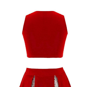 Tenue de cheerleading athlétique confortable, design personnalisé haut de gamme, esthétique audacieuse, coutures renforcées, par Solid Trader - Product Image 6