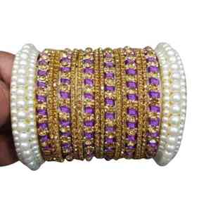 Ensemble de bracelets de mariage islamiques tendance et luxueux, plaqués or, bijoux traditionnels pour femmes - Product Image 3