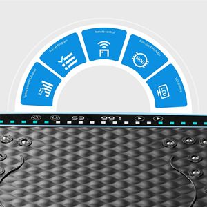 Piattaforma Fitness per Tutto il Corpo 120Hz, Macchina per Esercizi con Piastra Vibrante, Tavola Vibrante per Drenaggio Linfatico - Product Image 5