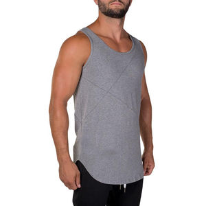 Men's Cotton Sleeveless Gym <b>Vest</b> Tank Top Breathable Casual Workout <b>Muscle</b> Training Bodybuilding Custom Logo Stringers OEM - Product Image 5