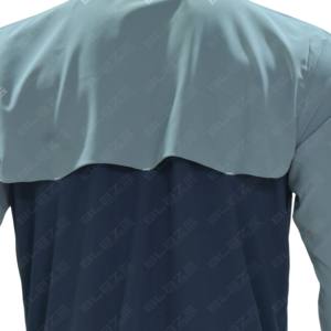 Survêtement de sport pour homme en nylon de haute qualité, coupe-vent imperméable, avec short, pour activités de plein air - Product Image 4