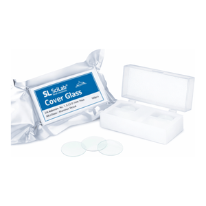 Lames de microscope SciLab Super White en verre borosilicaté circulaire, 0,13-0,16 mm, pour la microscopie de laboratoire - Product Image 2