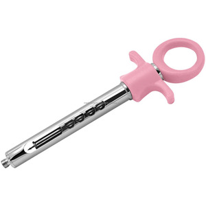 Seringue dentaire auto-aspirante 1,8 ml en acier inoxydable, manuelle, réutilisable, avec poignée en plastique rose, 1 anneau, instruments chirurgicaux dentaires - Product Image 5