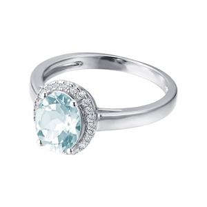 Anillo de compromiso para mujer, de plata de ley <span class=keywords><strong>2022</strong></span>, Gema de Topacio azul Natural, óvalo, Halo, para boda y cóctel, joyería <span class=keywords><strong>Destiny</strong></span>, novedad de 925 - Product Image 3