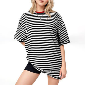 T-shirts pour femmes Pure Comfort en gros, coton et polyester, col rond classique, été, écologiques, séchage rapide, couleurs et tailles personnalisées - Product Image 1