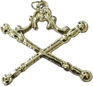 Collar de cadena masónico para logia azul con joyas - Joyas para todos los rangos, material de latón, tipo de metal: latón - Product Image 1