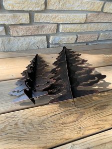 Decorative Metal Christmas <b>Tree</b> <b>Stand</b> Rustic Style <b>Tree</b> Holder - Product Image 2