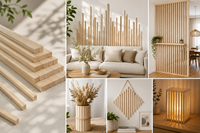 Chevilles carrées en bois dur, bois massif gravé et sculpté, durables, autoportantes, pour applications décoratives et structurelles, vente en gros, bricolage