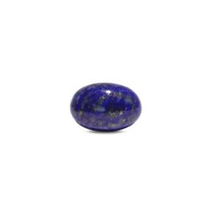 Natural Lapis Lazuli Loose Gemstone-8.65 Carat Certified Pear Cabochon - Product Image 1